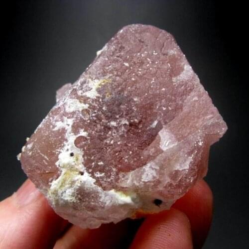 121g Pink Octahedral Fluorite w/ Quartz - crystals and stones healing Mineral specimen Home Decor feng shui decoration