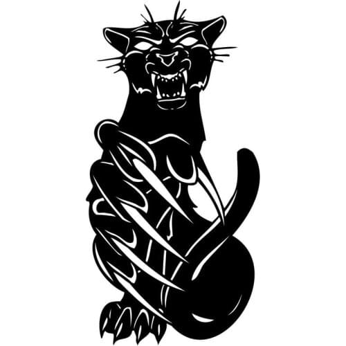 7.7*15.2CM Cat Scary Classic Funny Car Styling Decoration Decal Fashion Car Sticker Accessories C4-0541
