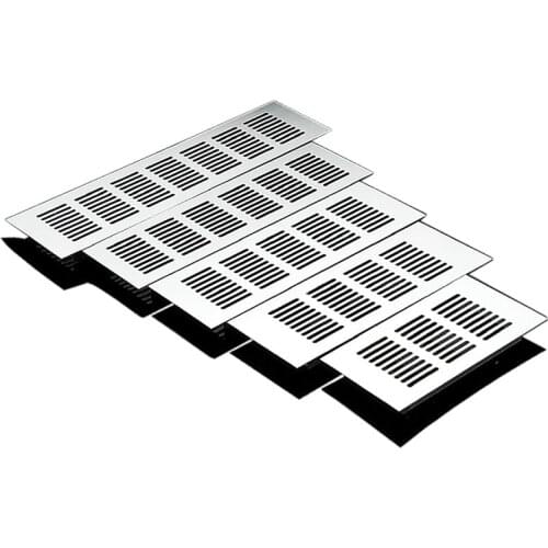 80mm Vents Perforated Sheet Aluminum Alloy Air Vent Perforated Sheet Web Plate Ventilation Grille Vents Perforated Sheet