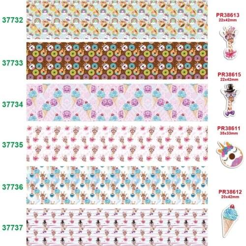Free shipping 50 yard cartoon printed grosgrain ribbon 37732