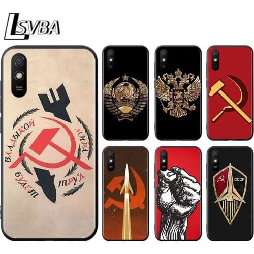Russia flag for Xiaomi Redmi 10X Pro 9C 9A 9T 9 GO K40 K30 Ultra K20 8 7 S2 6 5 4X Pro Soft Black Phone Case
