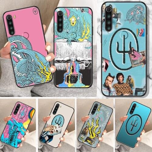 SCALED AND ICY Twenty One Pilots Phone Case For Xiaomi Redmi Note 7 8 9 10 7A 8T 9A 9T 9S 10S Pro black fashion prime painting