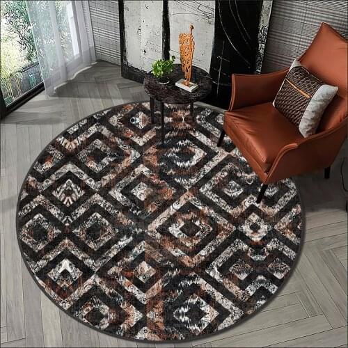 Colorful Grey Modern living room carpet kitchen round carpet room carpet grey shapes anti allergic high quality Free Shipping