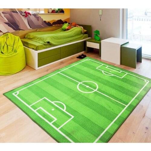 Childrens carpet World Cup soccer field baby crawling pad rectangular anti-skid machine washable