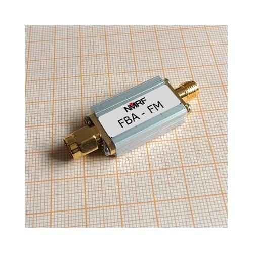 FBA-FM 88～108MHz LC band-stop filter, FM amplifying signal dedicated attenuator, SMA interface