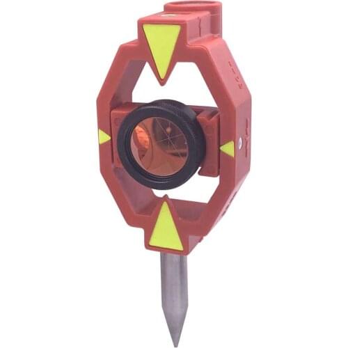 Brand new Mini Prism for Leica Swiss style Total Station Surveying constant + 17.5mm Offset with tip point