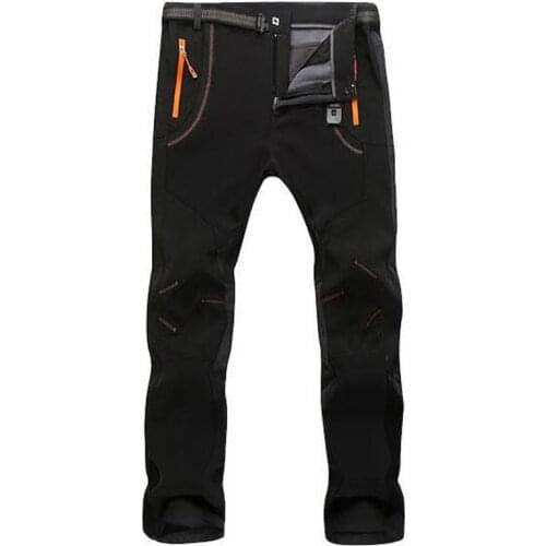 Fleece Tactical Pants Men Women Softshell Trekking Camping Climbing Hiking Pants Pantalones Hombre Rain Military Cargo Trousers