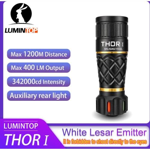 Lumintop Thor I 18350 EDC Flashlight with LEP laser 1200 meters 400 lumens flashlight