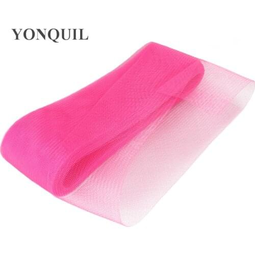8CM Wide Crinoline Horsehair Braids DIY Hair Accessories Women Wedding Mesh Fascinators Craft Headdress Material 25Yards/Lot