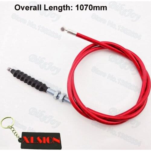 Clutch Cable Side Adjustable Red for 125cc 140cc 150cc 155cc 160cc 200cc SSR CRF XR50 Dirt Pit Bike ATV Quad Go Kart Motorcycle