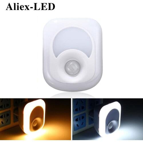 Motion sensor lamp PIR bedroom decor Night light Plug-in staircase closet bathroom living room aisle child decoration lighting