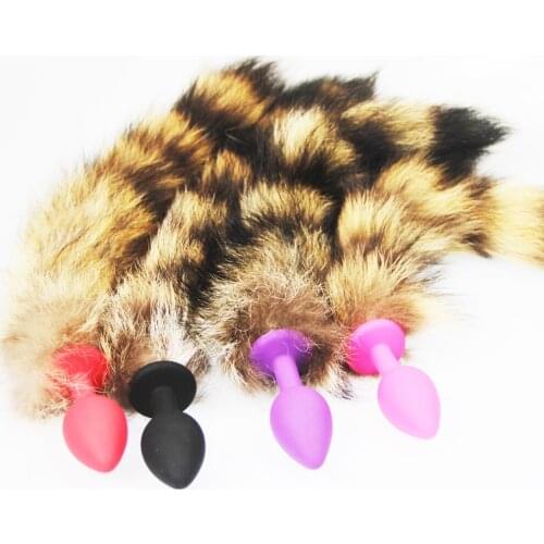 Wild Fox Tail Metal Furry Doggy Anal Plug Sexy Toys Butt Plug BDSM Flirt Anus Plug For Women WILD cat Tail Adult Toy Stimu