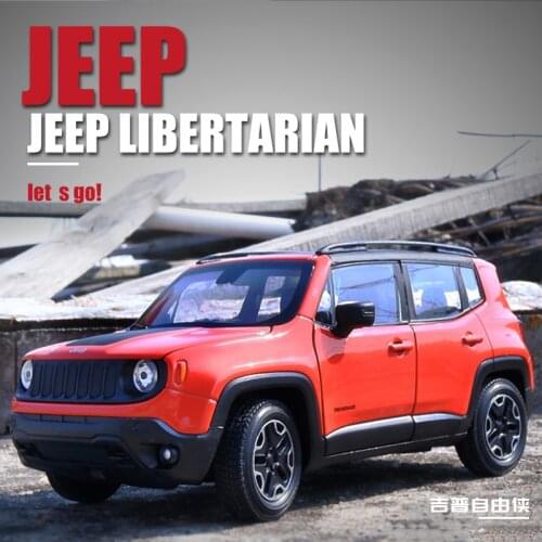 Welly 1:24 Jeep Renegade Trailhawk alloy car model Diecasts & Toy Vehicles Collect gifts Non-remote control type transport toy