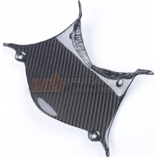 Motorcycle Black Under The Front Faring Cowl Farings For Yamaha YZF-R1 2015-2018 Full Carbon Fiber 100