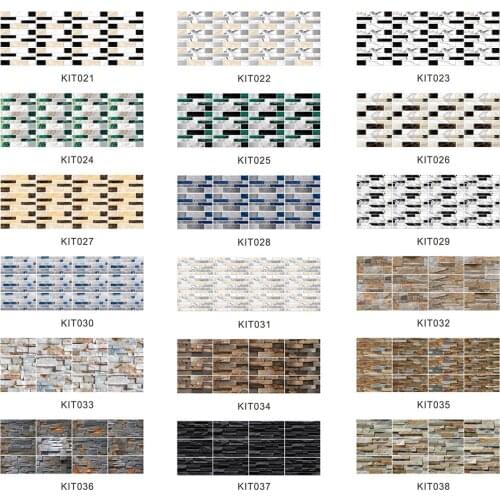 Marble, rock, crystal tile, self-adhesive wear-resistant floor, household kitchen renovation wall