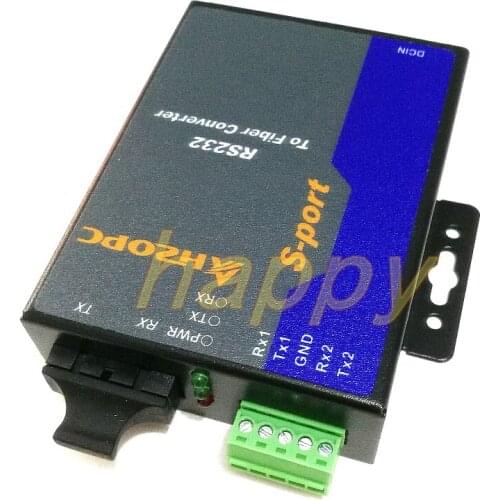 Industrial RS232 conversion optical transceiver serial port optical terminal RS232 serial light cat SC single mode double fiber