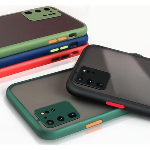 Shockproof Armor Matte Case For Samsung Galaxy S20 S10 Plus S10e Case For Samsung Galaxy S10 E S20 Plus Case Contrast Cover