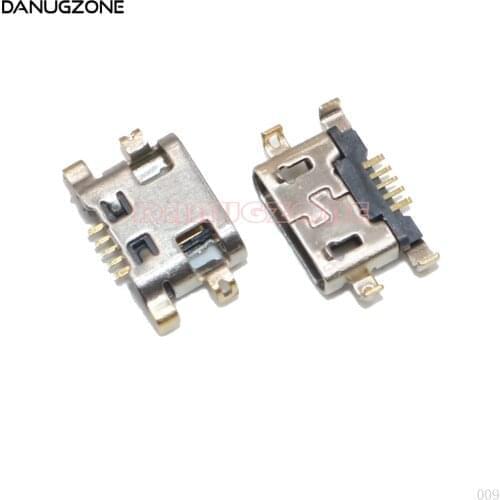 200PCS/Lot Micro Usb Jack For Lenovo A708t S890 Charge Socket Port For Alcatel 7040N Charging Connector For Huawei G7 G7-TL00