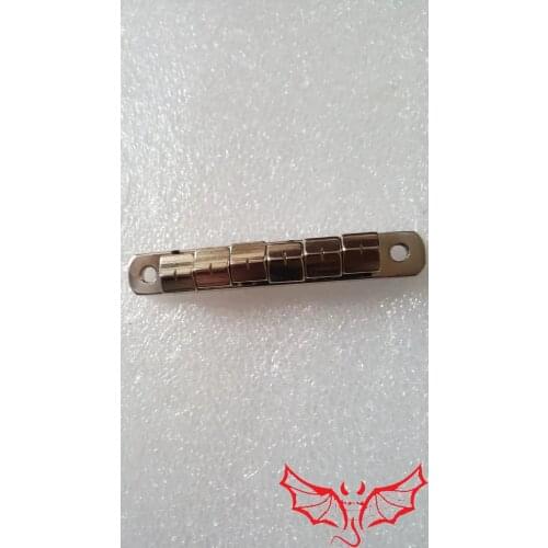 Hanmosen Roller Saddle Chrome Finish Tune-O-Matic Electric Guitar Bridge for Lespual Guitar Made In Korea