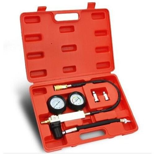 TU-21 Petrol Engine Cylinder Compression Leak Detector Tester Gauge Tool Kit