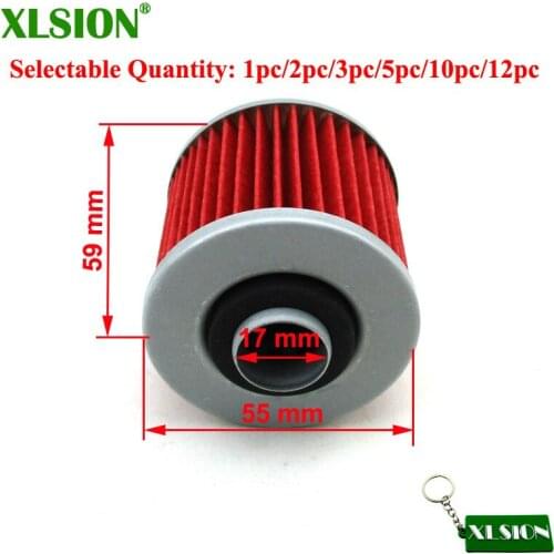 XLSION 1x/2x/3x/5x/10x/12x Oil Filter For Yamaha YFM600 SR400 XV535 SR500 XVS400 TT600R XVS125 XT600E XV750 XTZ660