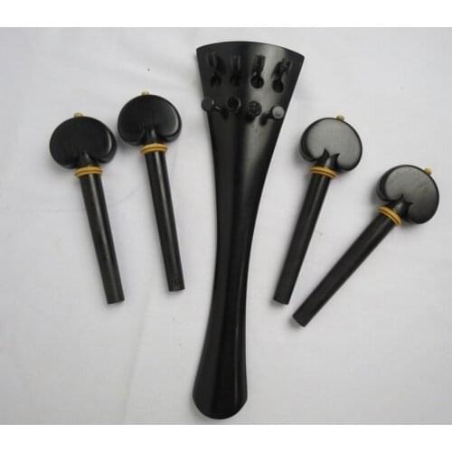 1set of ebony wood cello part 4/4,nice model with finetuners