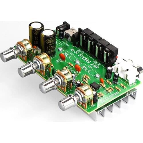 DC12V Stereo Dual-Channel USB Charging Car Computer DIY Amplifier Board