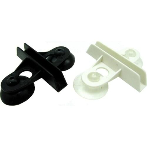 2pcs/lot Aquarium Fish Tank Divider Separator Clip Suction Cup Dividers Black Plastic Sheet Holder Pet Fish Culture Products