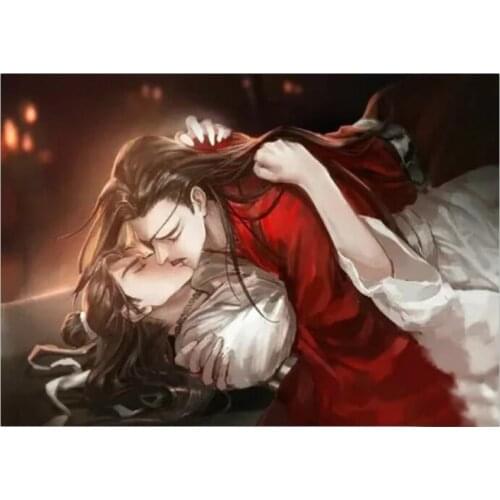 5d Diy Diamond Painting Tian Guan Ci Fu Full,square,round Diamond Embroidery Art Diamond Mosaic Anime Character,home Art