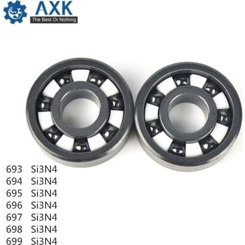 693 694 695 696 697 698 699 Full Ceramic Si3N4 3x8x3 mm ( 1 PC ) Si3N4 Ceramic Ball Bearing 4X11X4 5x13x4 6x15x5 7x17x5 8x19x6