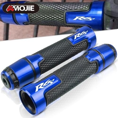 7/8" 22MM CNC Motorcycle handlebar grip handle bar Motorbike handlebar grips FOR Yamaha YZF R6S YZF-R6S 2006 2007 2008 2009