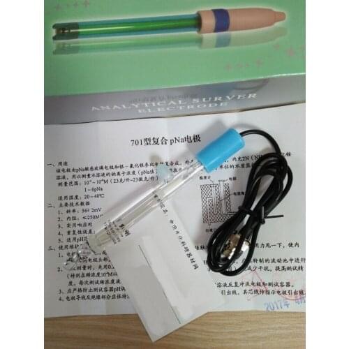 701 Type composite sodium ion electrode (pNa electrode)/sodium electrode with DWS-51 ion meter