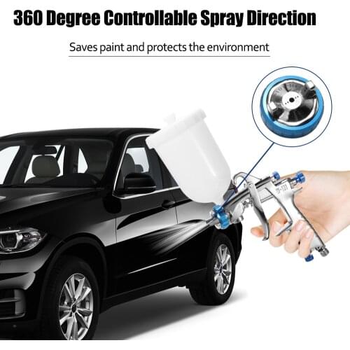 Airbrush Spray Gun Spray Stainless Steel DIY Air Spray Machine Gravitational Feed Fluid Cup Hand Manual Spraying Painting Tool