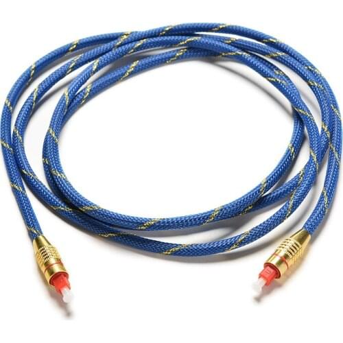 Digital Optical audio cable Toslink 2m SPDIF coaxial cable for Blu-ray CD DVD player PS3 AV