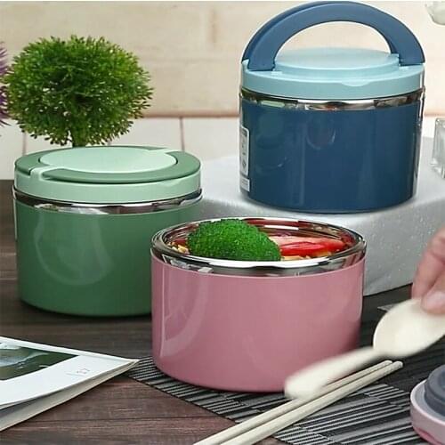 Lunch Box For Kids Portable Outdoor Stainless Steel Bento Box Leak-Proof Food Container Kitchen Food Box