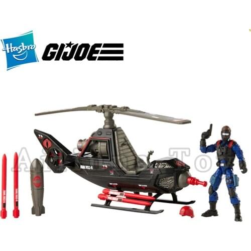 Hasbro G.I.JOE 1/18 Cobra F.A.N.G. Toy Vehicle With 3.75-Inch-Scale Cobra Pilot Fig Anime Movie TV Model For Gift Free Shipping