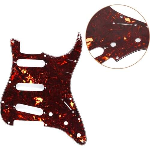 Red Tortoise Electric Guitar Pickguard Scratch Plate for Fender Stratocaster