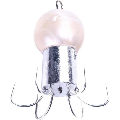 Squid Hooks 8 Claw Luminous Metal Boxed Mullet Tackle Fishing Squid Hook Hard Fake Bait for Fishing Lover крючки для рыбалки