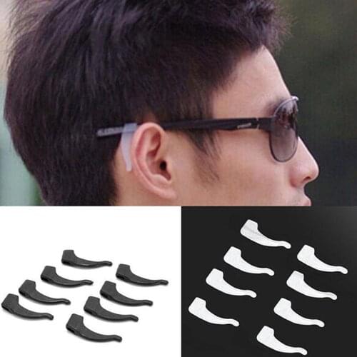 Hot Selling 5Pairs/Lot Outdoors Exercise Silicone Ear Hooks For Glasses Anti Slip Temple Holder Comfortable Ear Tip