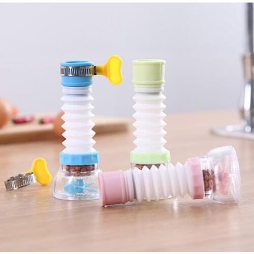 1 Pcs 360 Degree Adjustable Kitchen Water Tap Extension Shower Water Tap Bathroom Faucet Extender Home Kitchen Accessories