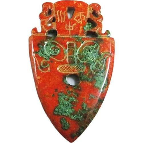 Do the old antique jade knife ornaments to jade ancient jade knife knife ancient weapon