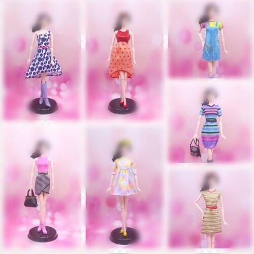 30cm Doll Dress Fashion Clothes suit for licca For ob24 ob27 Doll for Mengfan Doll Accessories Baby Toys Best Girl' Gift
