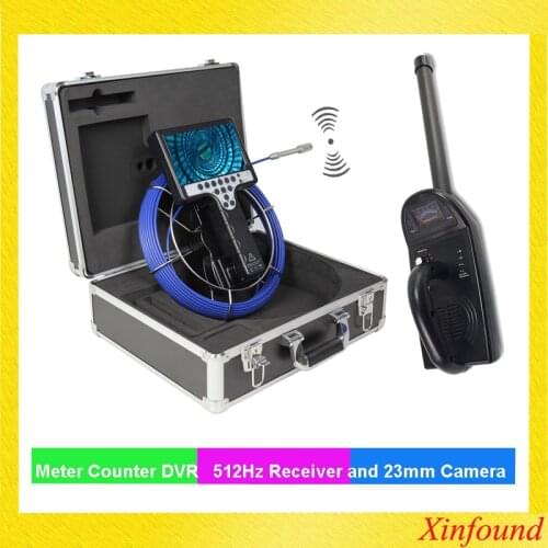 Handheld Snake Underwater Crawler Pipe Drain Inspection Camera System Kit This is full set inspection system With Locator