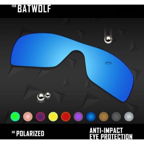 OOWLIT Lenses Replacements For Oakley Batwolf OO9101 Sunglasses Polarized - Multi Colors