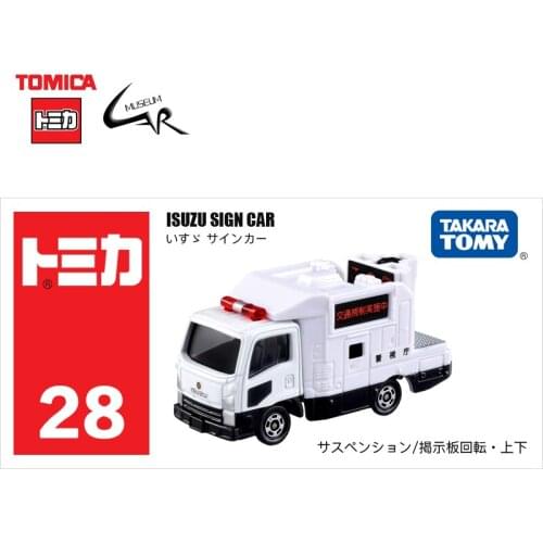 TAKATA TOMY TOMICA Diecast Alloy Veihcle Model Toy 28 ISUCU Sign Car