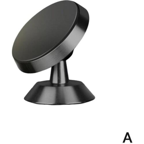 Universal Magnetic Car Phones Holder Stand 360 Degree Mobile Car Bracket GPS Phone Magnetic Mount Dashboard Navigation Rota D3W8