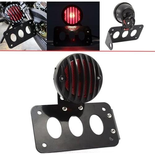 Motorcycle Universal 12V Tail Brake Light Brake Tail Light Side Mount For Harlay Yamaha Honda Kawasaki Suzuki Ducati
