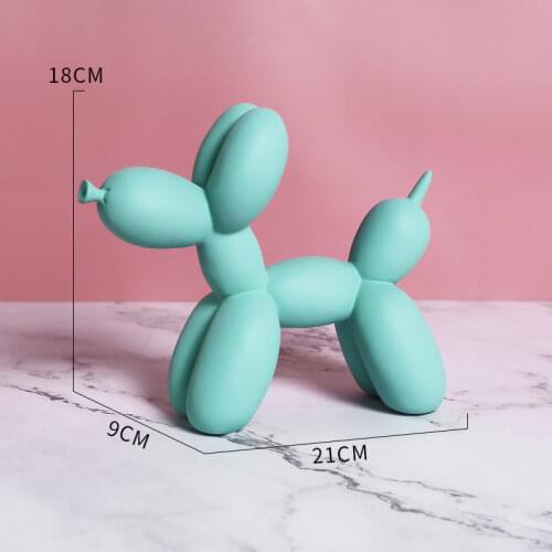 Balloon Dog Ornaments Home Decoration Accessories Dogs Statue Sculpture Modern Abstract Wedding DecorLiving Room Resin