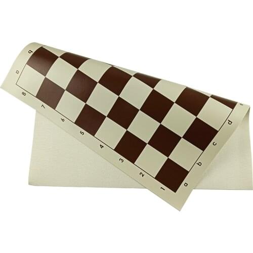High-quality Chessboard Set 43*43 Cm PVC Chess Pieces Game Accessories Portable Soft Chess Board Standard Chessboard