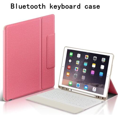 Wireless Bluetooth Keyboard Protector Tablet Case for IPad Pro 12.9 Inch 2017 A1670 A1821 A1671 PU leather Cover with pen slot